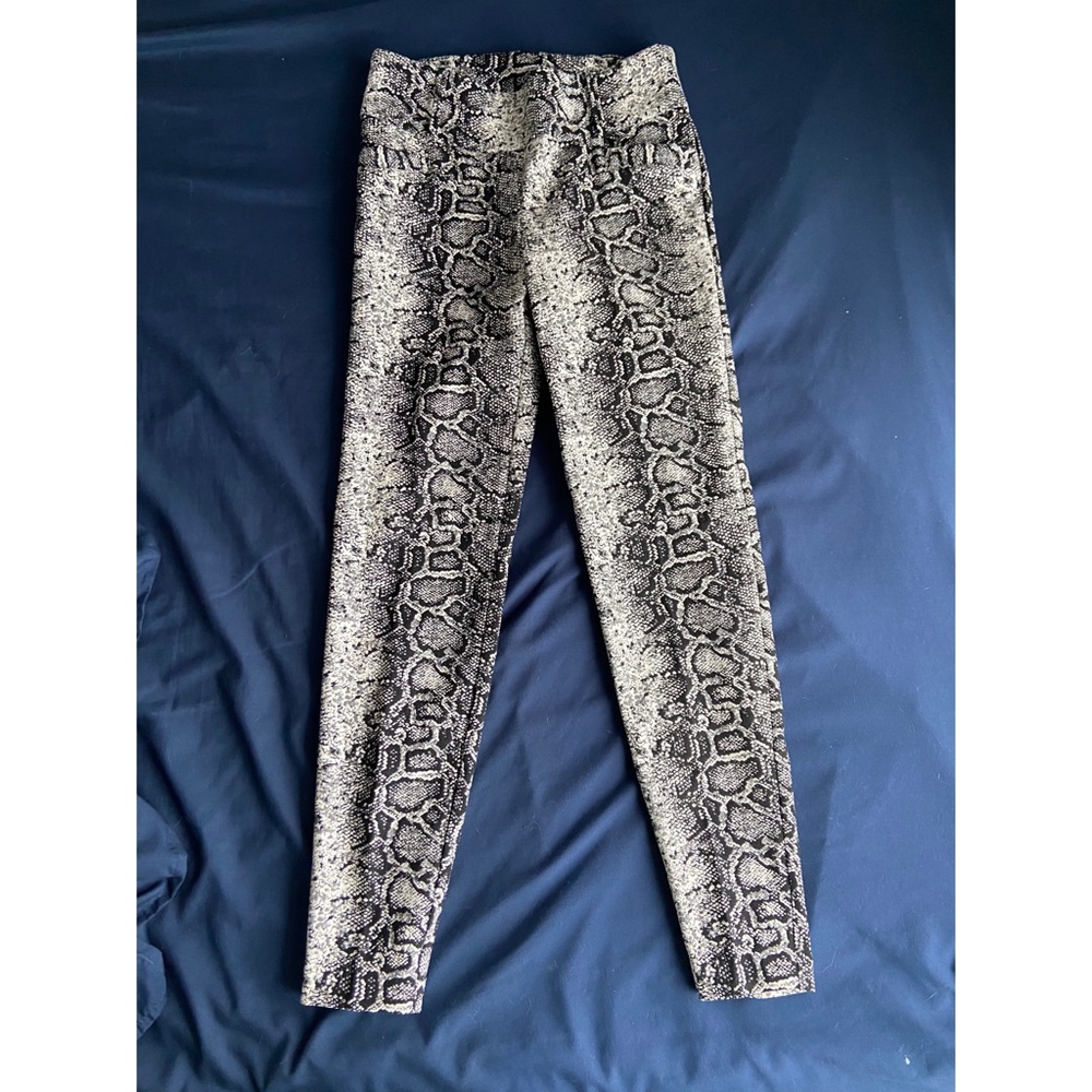 Snakeprint Skinny Dress Slacks